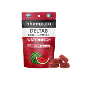 hhemp.co - Delta 8 250mg 10pk Chill Gummies Watermelon