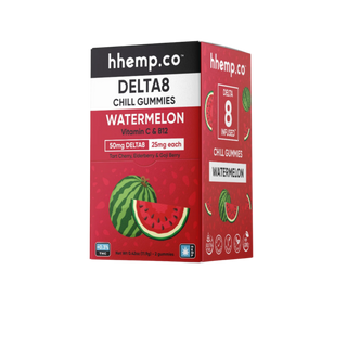 hhemp.co - Delta 8 50mg 2pk Chill Gummies Watermelon