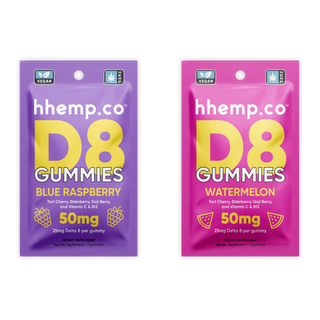 hhemp.co Delta 8 50mg 2pk Gummies - (24ct Box) - hhemp.co Wholesale