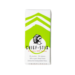 Chief Stix CBD Hemp Smokes Original 10ct 800mg - (10pk Carton) - hhemp.co Wholesale