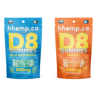 hhemp.co Delta 8 Gummies 10ct 500mg - (12pk Box) - hhemp.co Wholesale