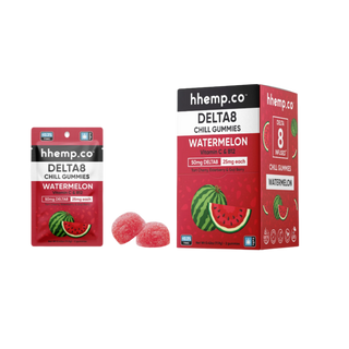 hhemp.co - Delta 8 50mg 2pk Chill Gummies Watermelon