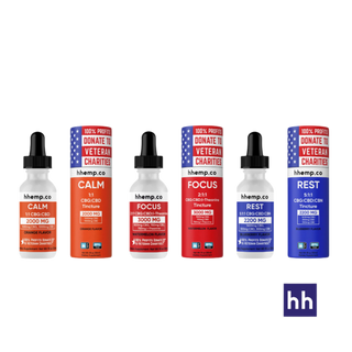 hhemp.co - Wellness Tincture Trio Set (Calm, Focus, and Rest) - Box