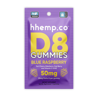 hhemp.co Delta 8 50mg 2pk Gummies - (24ct Box) - hhemp.co Wholesale
