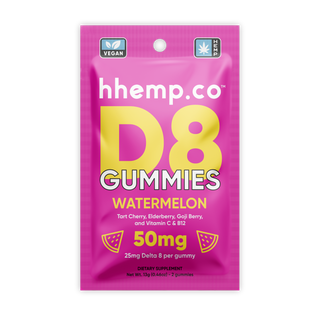 hhemp.co Delta 8 50mg 2pk Gummies - (24ct Box) - hhemp.co Wholesale