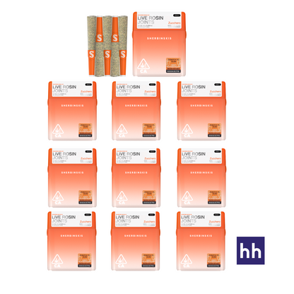 Sherbinskis - 2.5G THCA Live Resin Infused Joints (5ct - 0.5g )