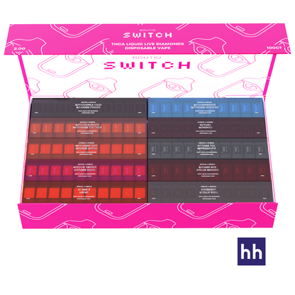Boutiq Switch V4 - THCA Liquid Diamonds - 2g Dual Tank All-In-One
