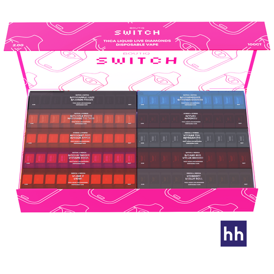 Boutiq Switch V4 - THCA Liquid Diamonds - 2g Dual Tank All-In-One