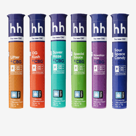 hhemp.co CBG+CBD Infused 1g Preroll - Unit