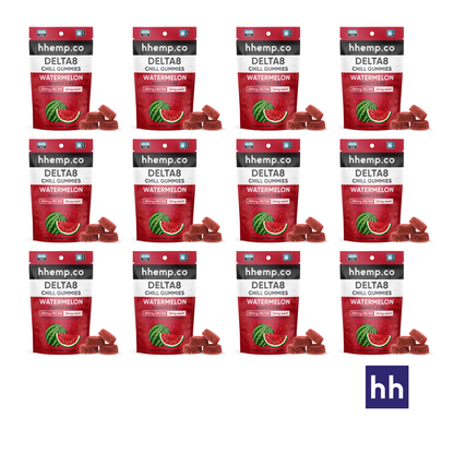 hhemp.co - Delta 8 250mg 10pk Chill Gummies Watermelon