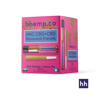hhemp.co HHC 1g 2pk Moonrock Prerolls - (12ct Box)