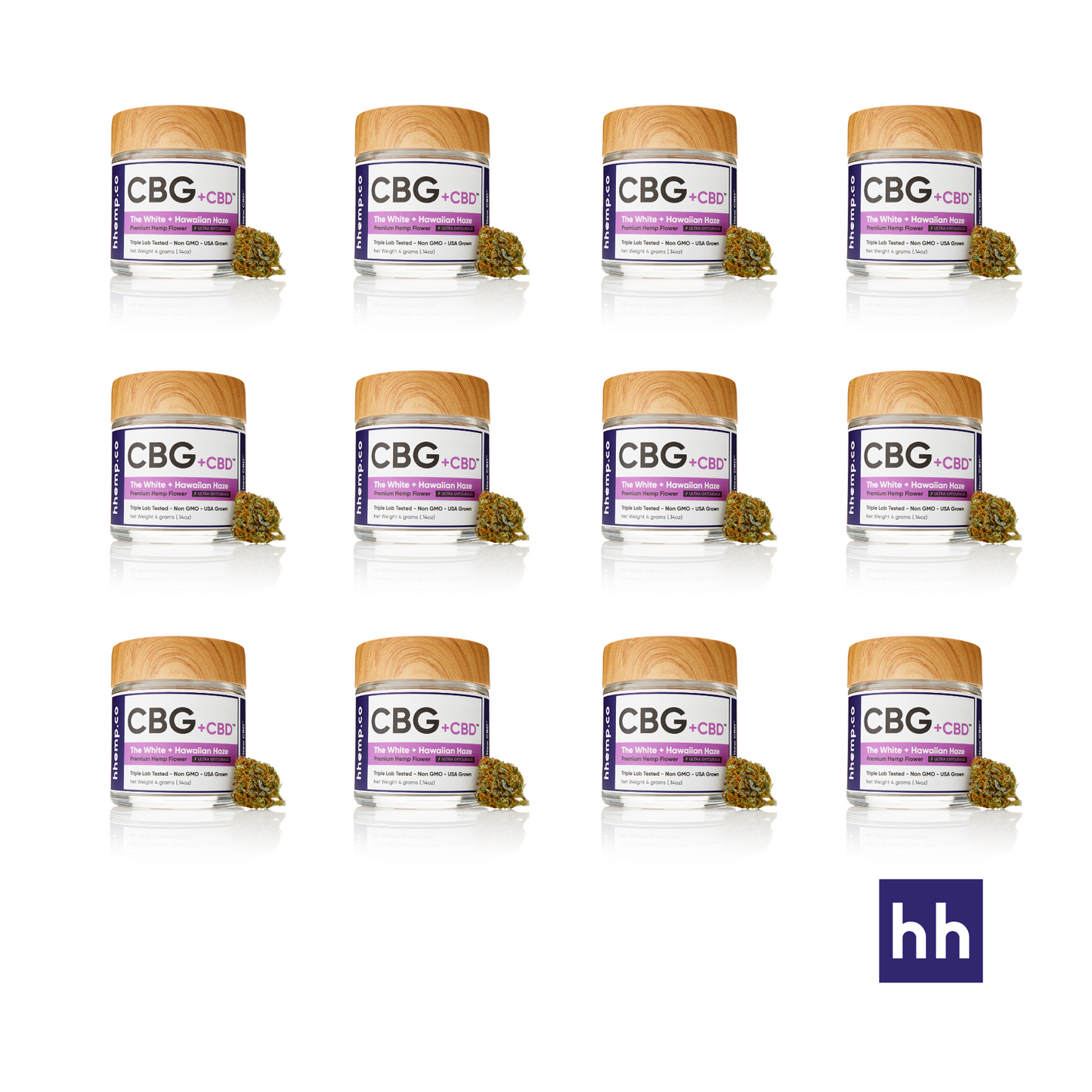 hhemp.co - 4g CBG+CBD Flower