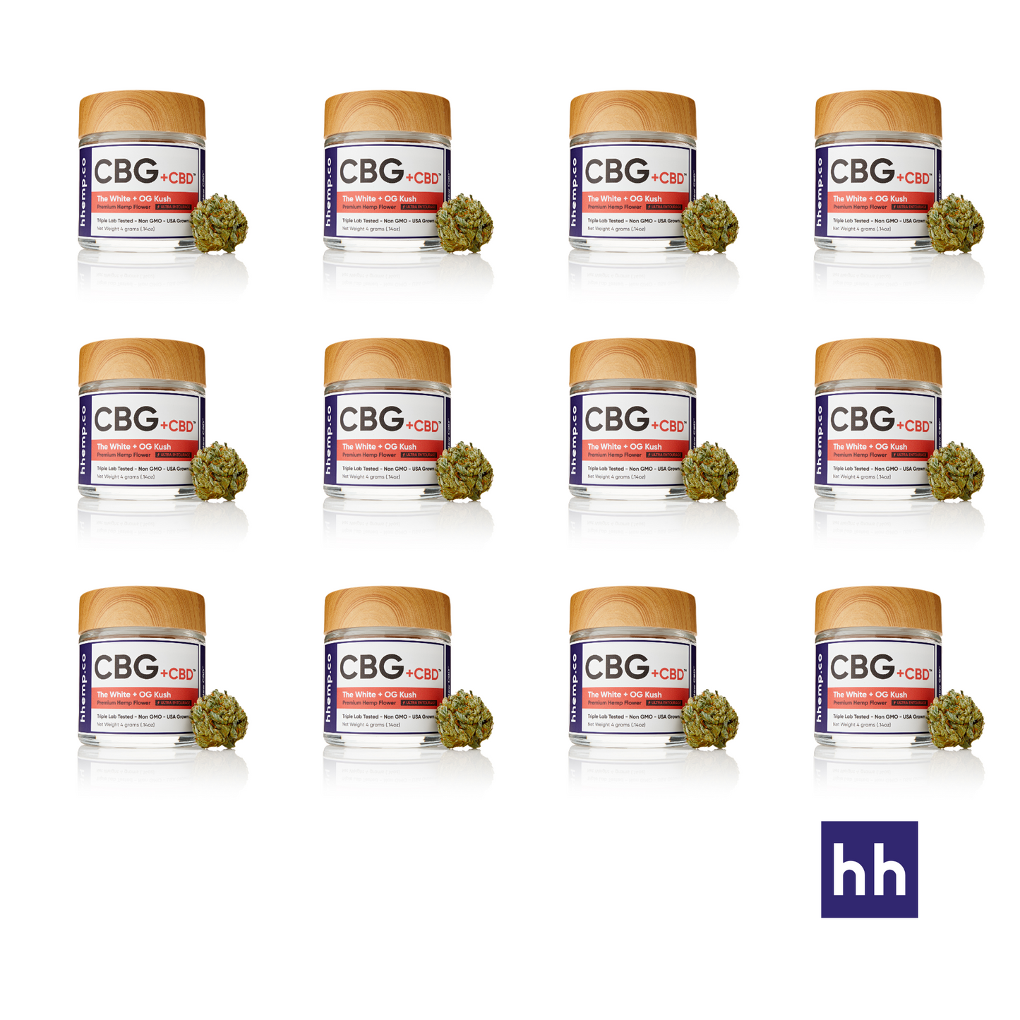hhemp.co - 4g CBG+CBD Flower