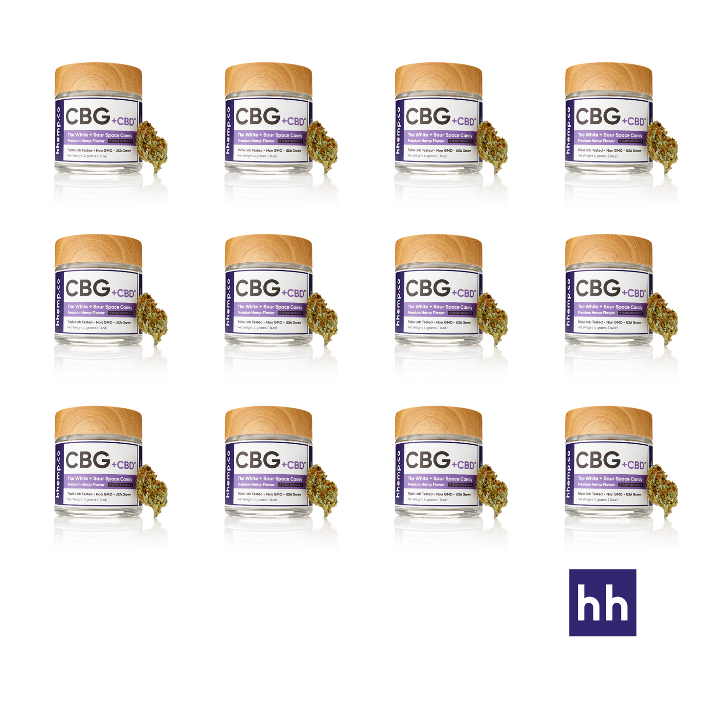 hhemp.co - 4g CBG+CBD Flower