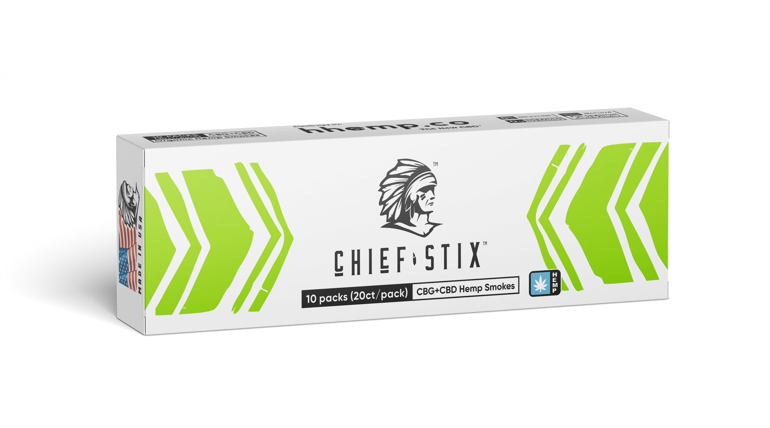 Chief Stix CBG+CBD Hemp Smokes Regular - Unit