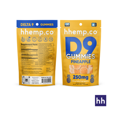 hhemp.co - Delta 9 25mg 10pk Gummies