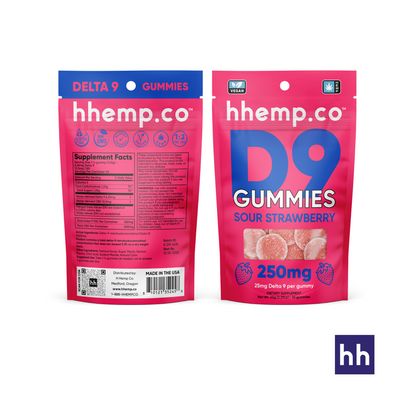 hhemp.co - Delta 9 25mg 10pk Gummies
