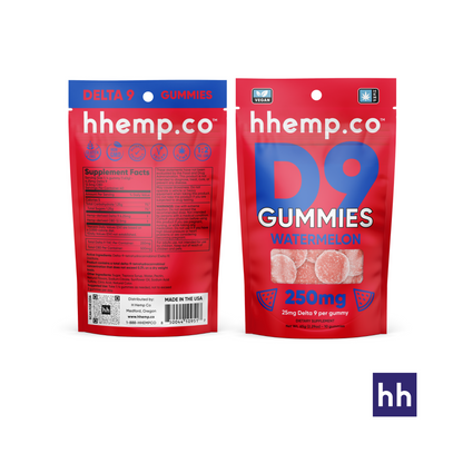 hhemp.co - Delta 9 25mg 10pk Gummies