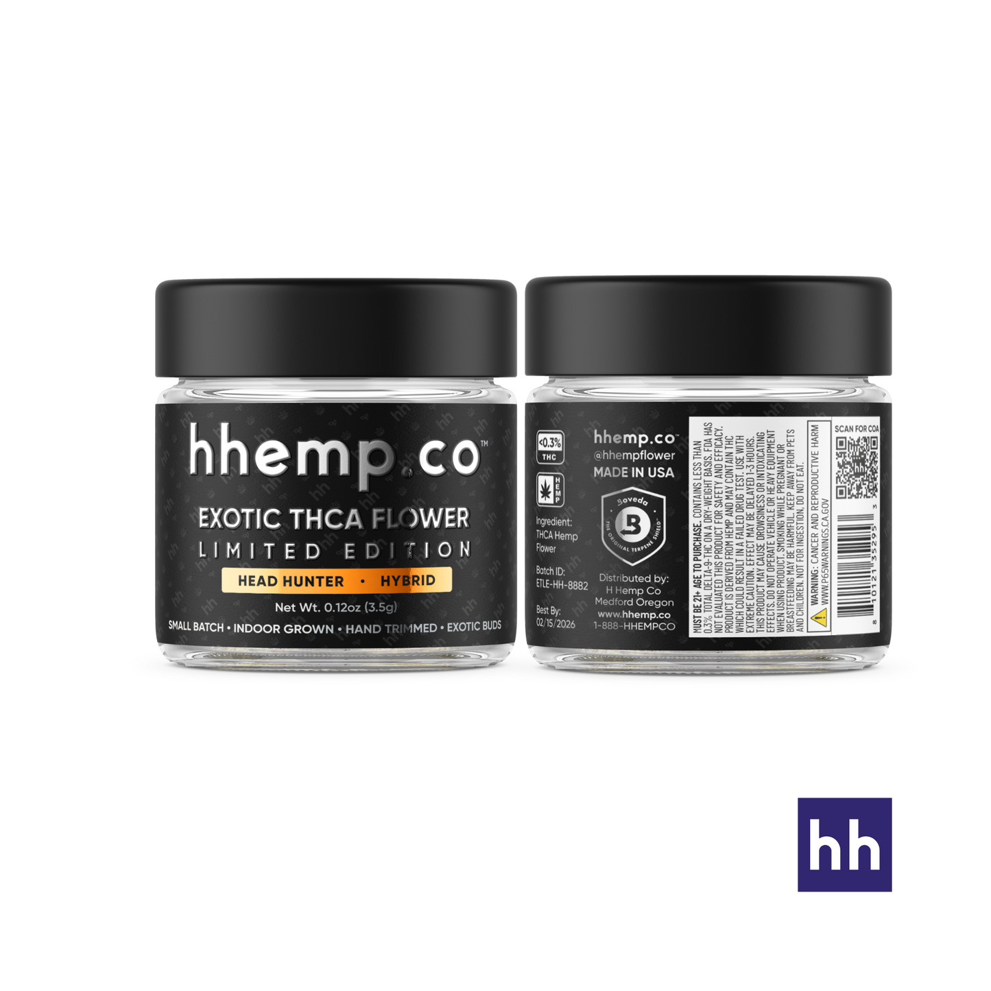 hhemp.co - 3.5g THCa Exotic Flower