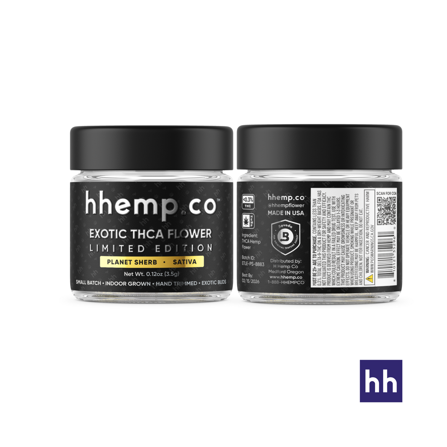 hhemp.co - 3.5g THCa Exotic Flower