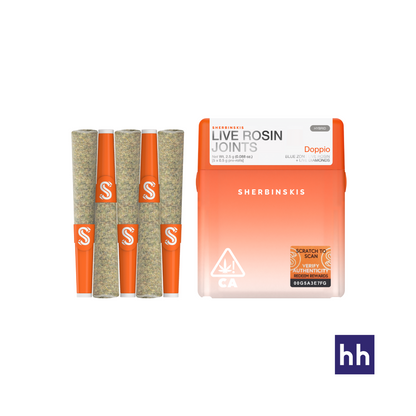 Sherbinskis - 2.5G THCA Live Resin Infused Joints (5ct - 0.5g )
