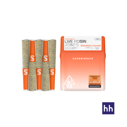 Sherbinskis - 2.5G THCA Live Resin Infused Joints (5ct - 0.5g )