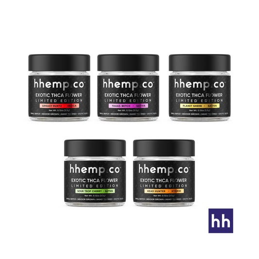 hhemp.co - 3.5g THCa Exotic Flower