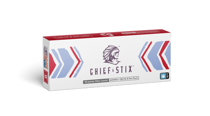 Chief Stix Delta 8 Hemp Smokes 10ct 600mg - (10pk Carton) - hhemp.co Wholesale 