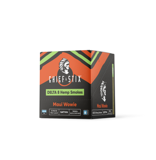 Chief Stix Delta 8 Hemp Smokes 10ct 750mg Maui Wowie - (10pk Carton) - hhemp.co Wholesale 