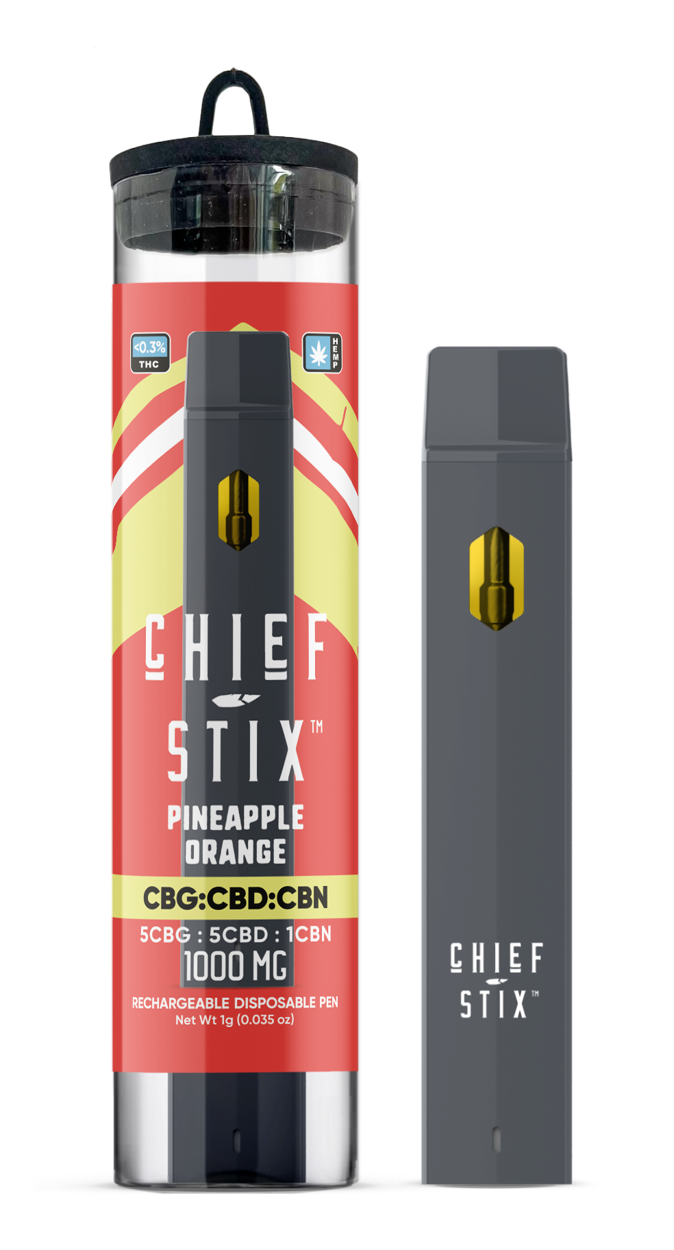 Chief Stix CBG : CBD : CBN 1g Disposable Vape - (Unit)