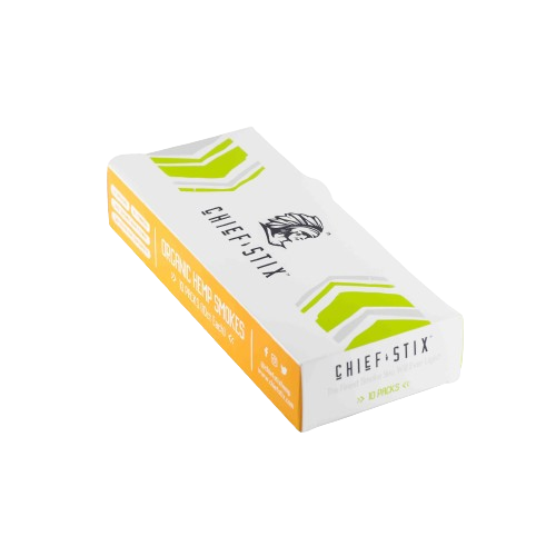 Chief Stix CBD Hemp Smokes Original 10ct 800mg - (10pk Carton) - hhemp.co Wholesale 