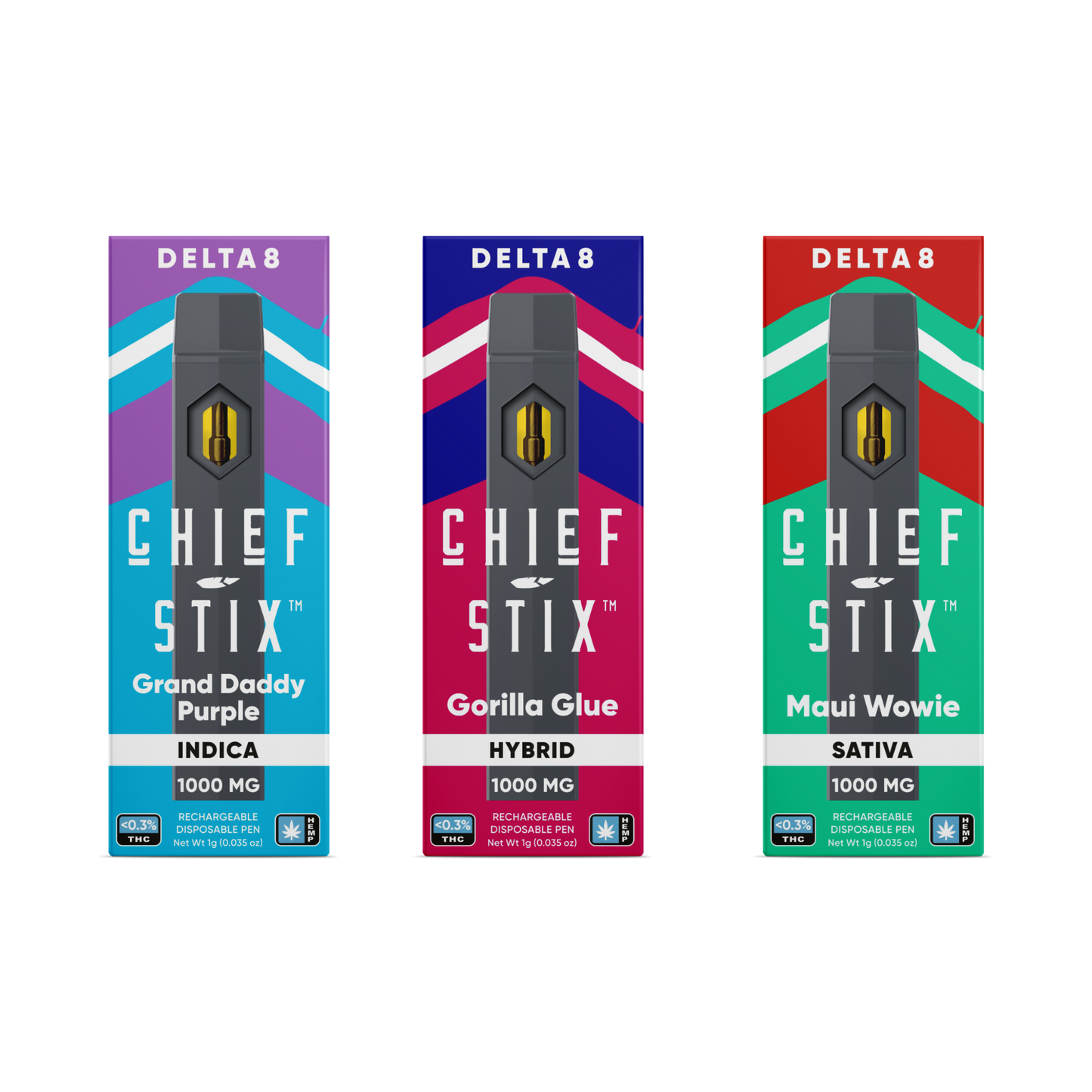 Chief Stix Delta 8 1g Disposable Vape - (Unit)