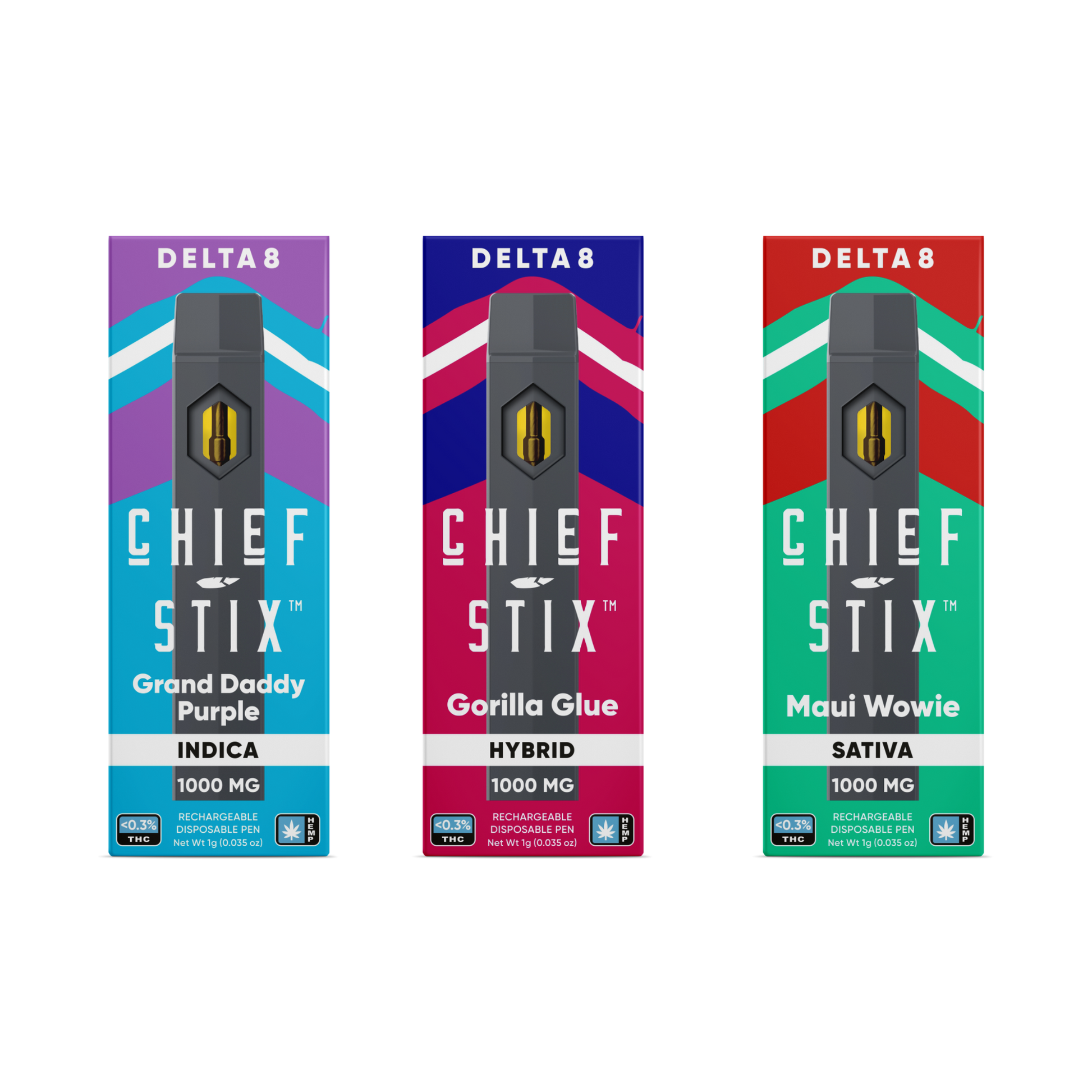Chief Stix Delta 8 1g Disposable Vape - (Unit) - hhemp.co Wholesale 