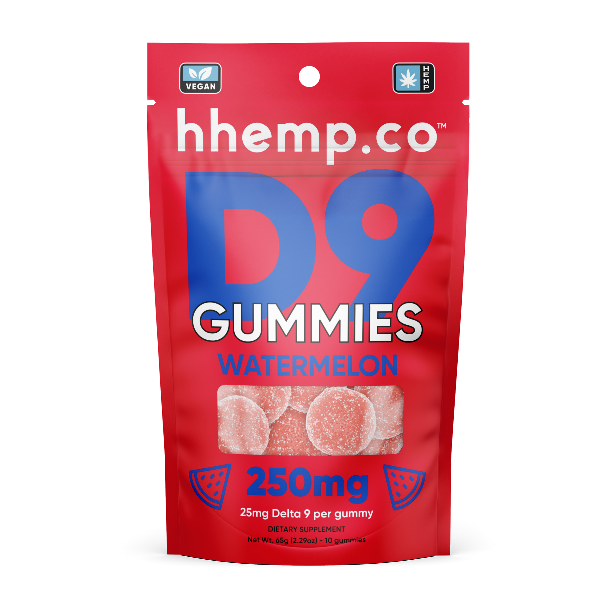 Delta9 Gummies 250mg 10/PK (12ct) - Box