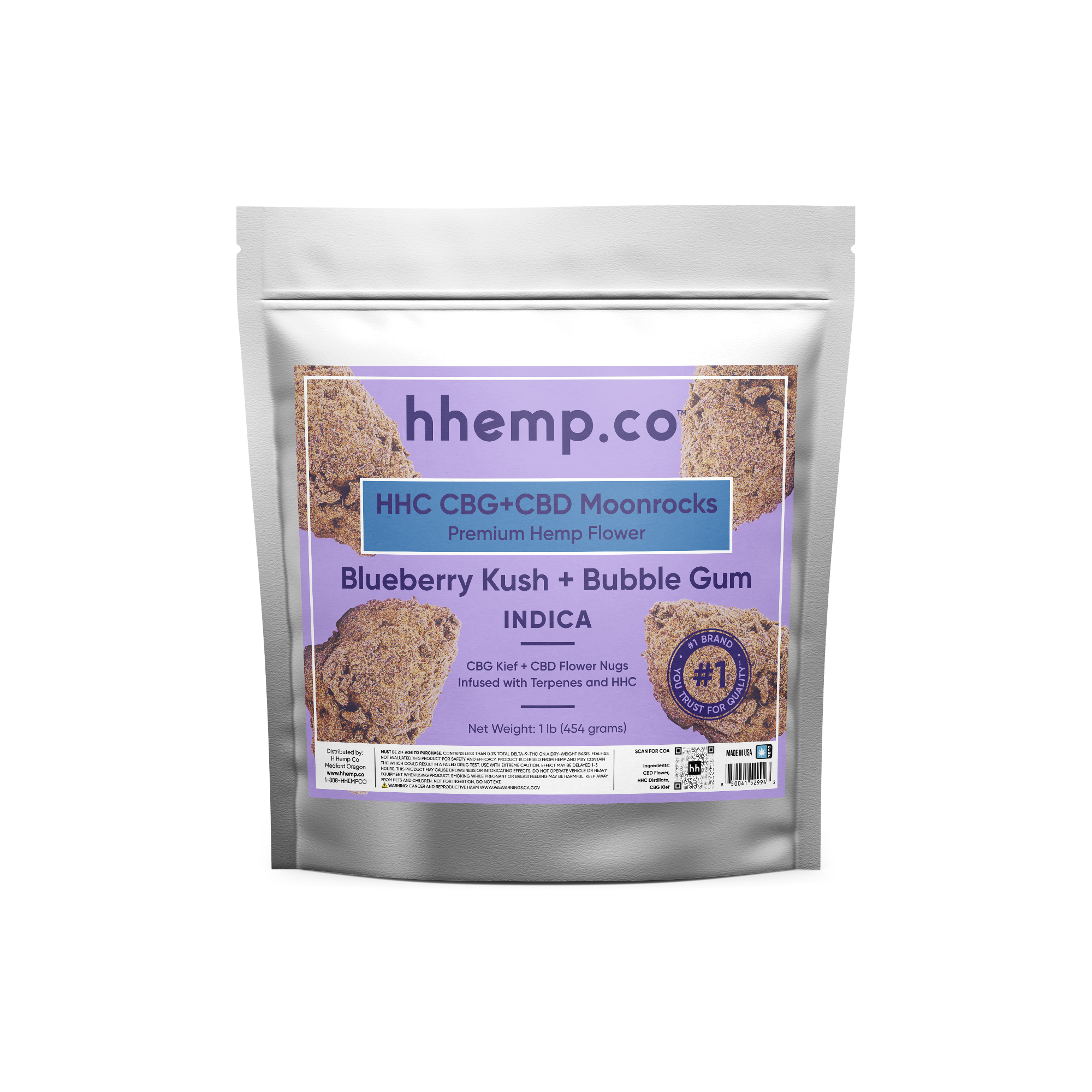 HHC CBG+CBD Moonrocks Flower 1lb, 1/2lb, 1/4lb