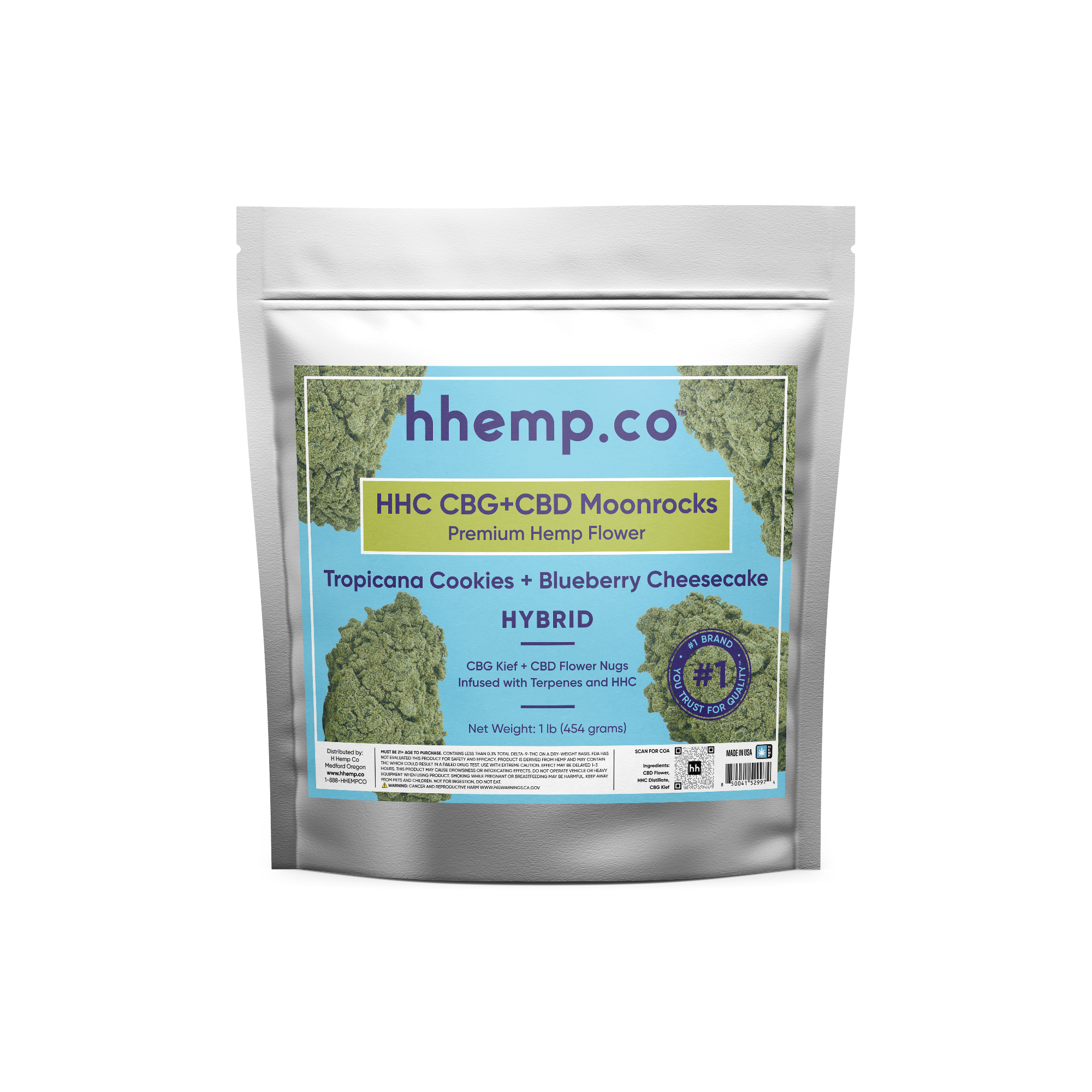 HHC CBG+CBD Moonrocks Flower 1lb, 1/2lb, 1/4lb