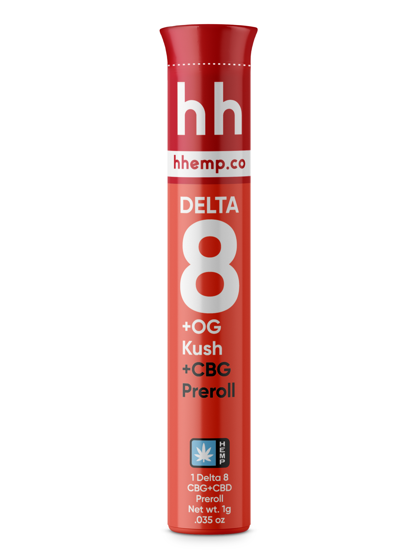 hhemp.co Delta 8 Infused 1g Preroll - (Unit)