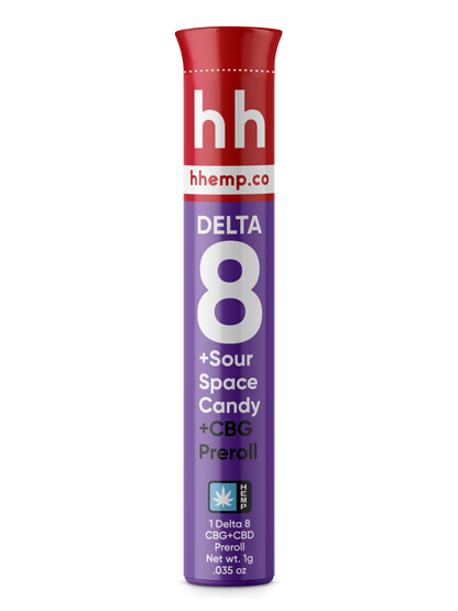 hhemp.co Delta 8 Infused 1g Preroll - (Unit)