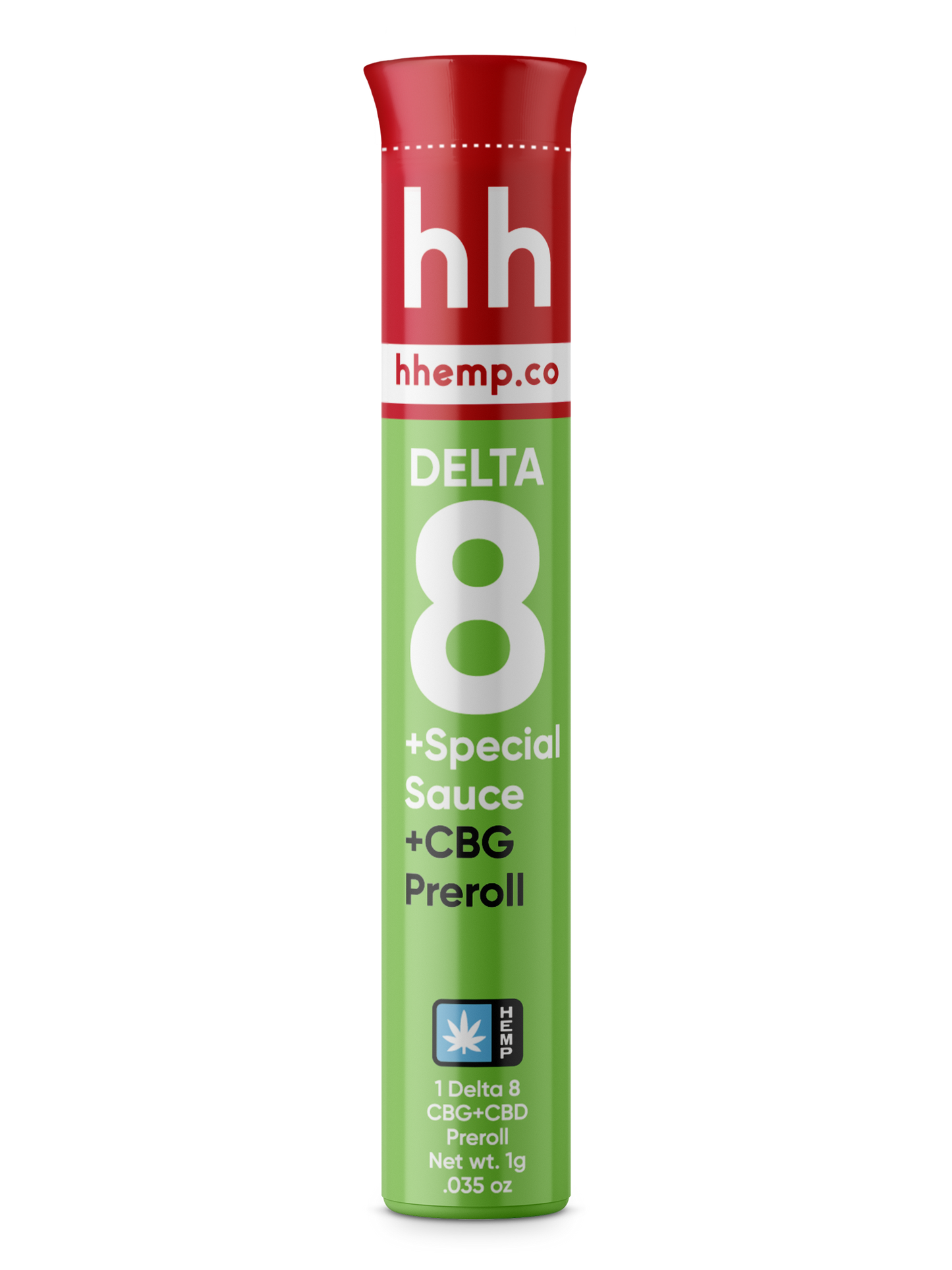 hhemp.co Delta 8 Infused 1g Preroll - (Unit)