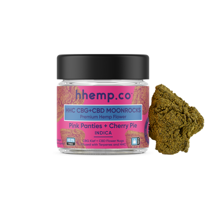 hhemp.co HHC CBG+CBD Moonrocks 4g Flower Jar - Unit