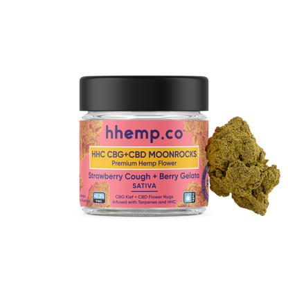 hhemp.co HHC CBG+CBD Moonrocks 4g Flower Jar - Unit