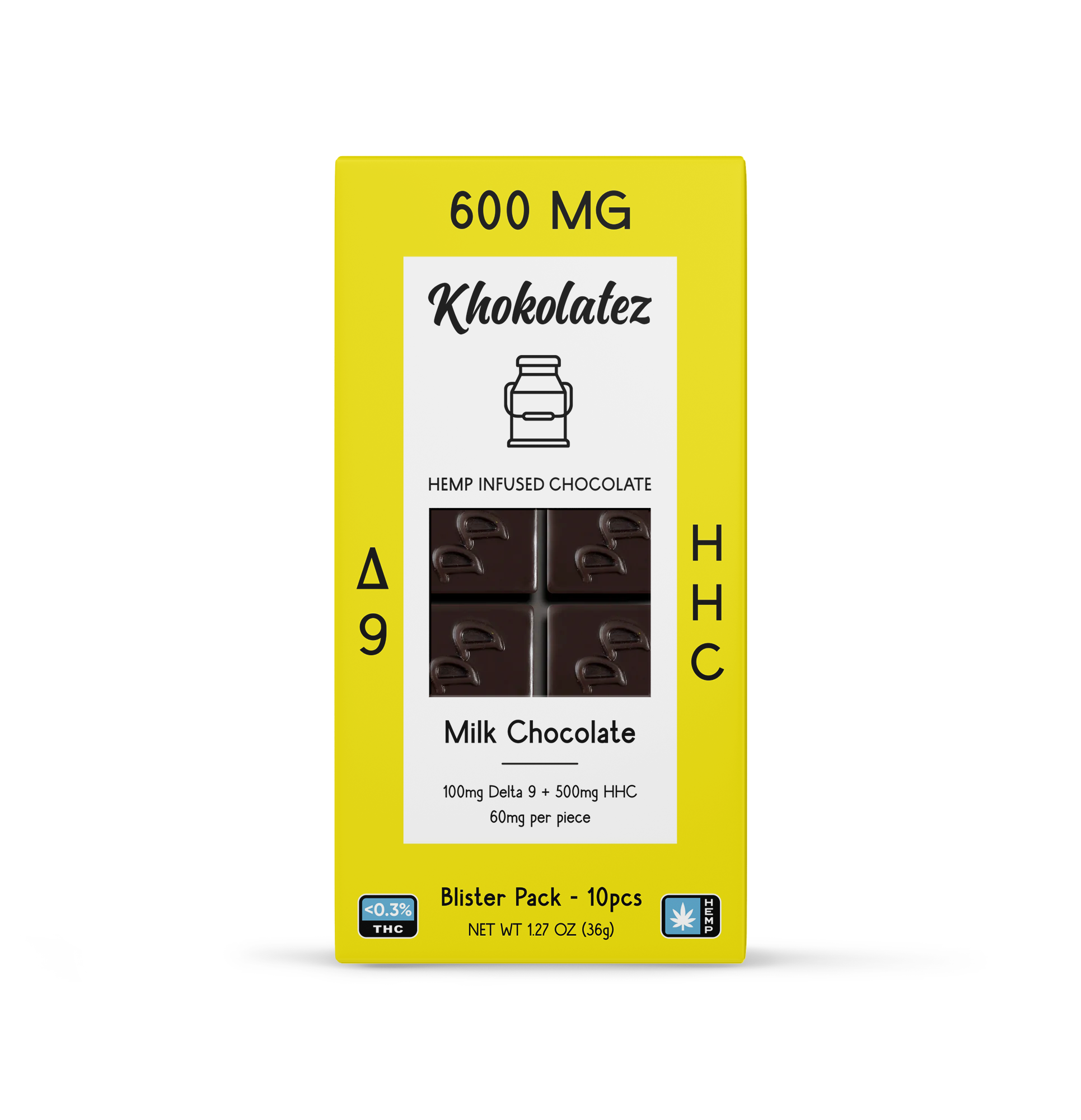 Khokolatez D9+HHC Chocolates - Unit
