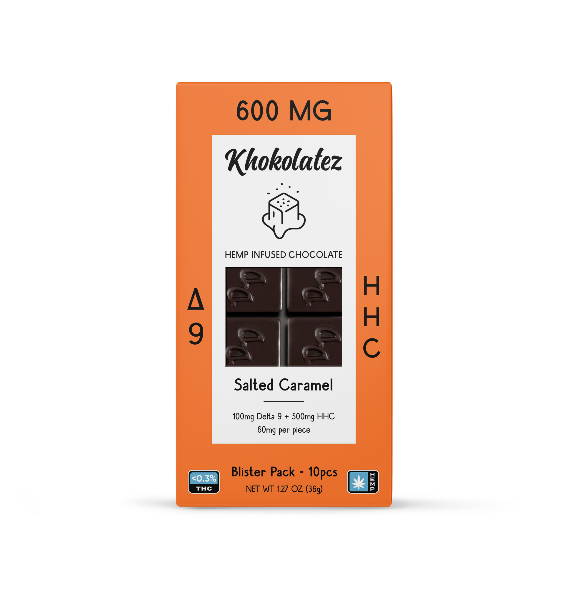 Khokolatez D9+HHC Chocolates - Unit