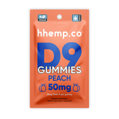 hhemp.co Delta 9 50mg 2pk Gummies - (24ct Box)