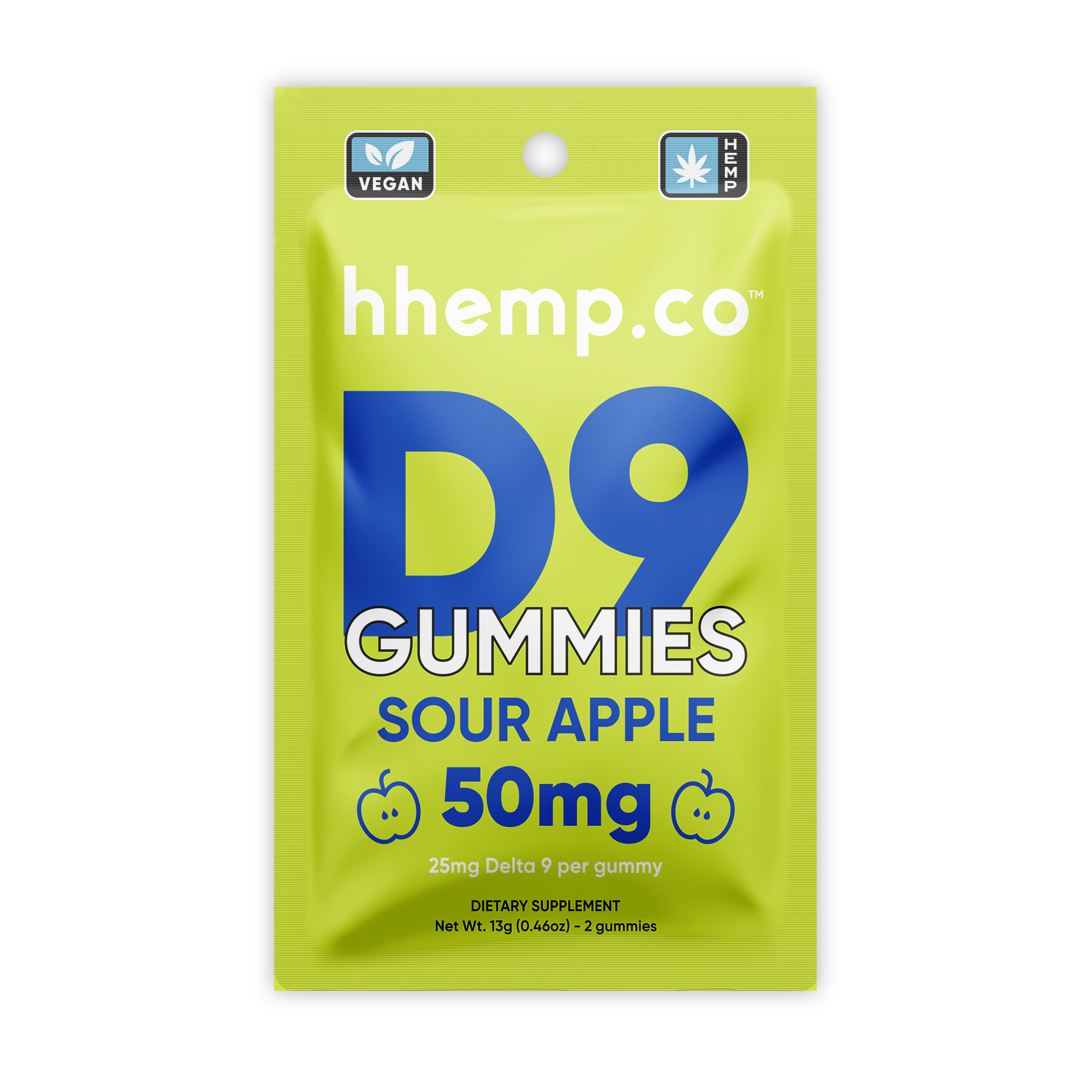Delta9 Gummies 50mg 2/PK - Unit