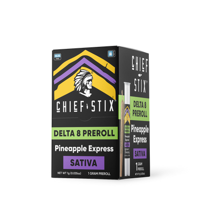 Chief Stix Delta 8 1g Prerolls - (50ct Box)