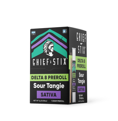 Chief Stix Delta 8 1g Prerolls - (50ct Box)