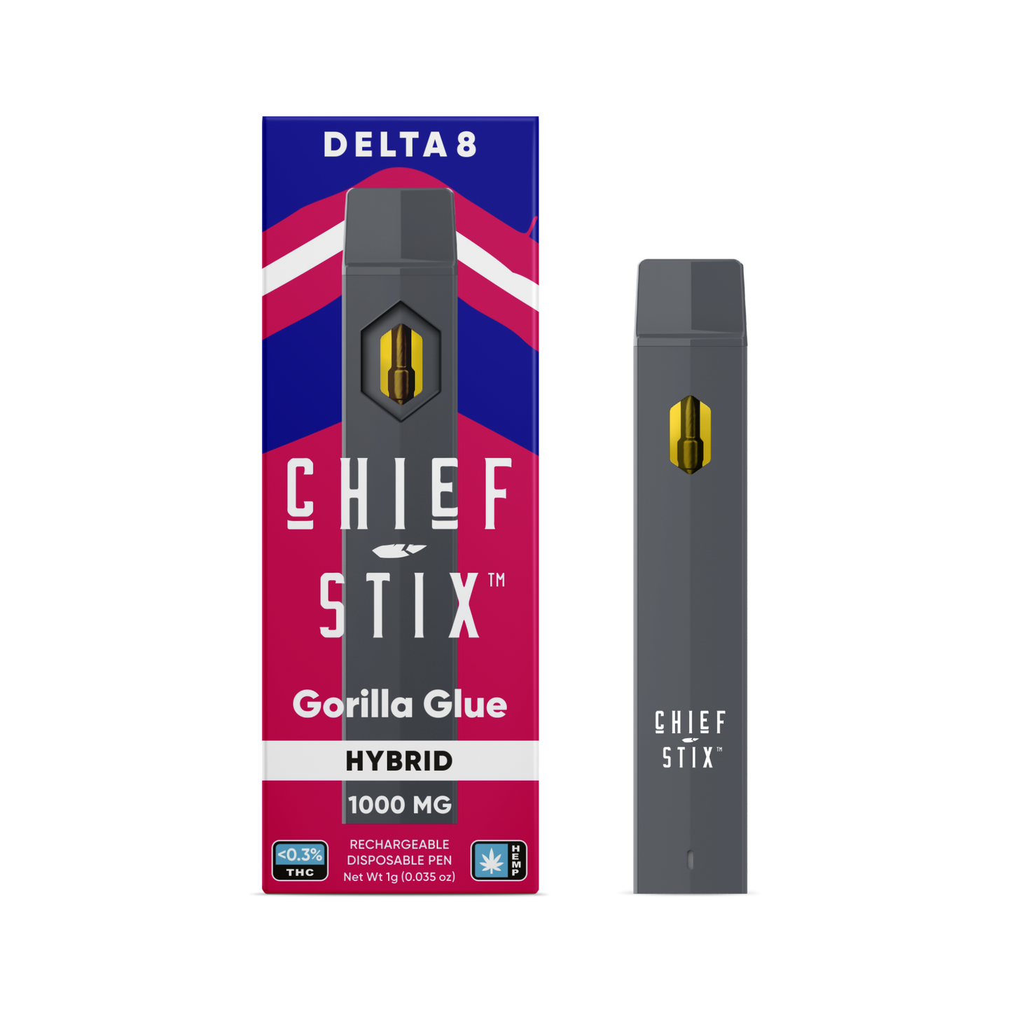 Chief Stix Delta 8 1g Disposable Vape - (Unit) - hhemp.co Wholesale 