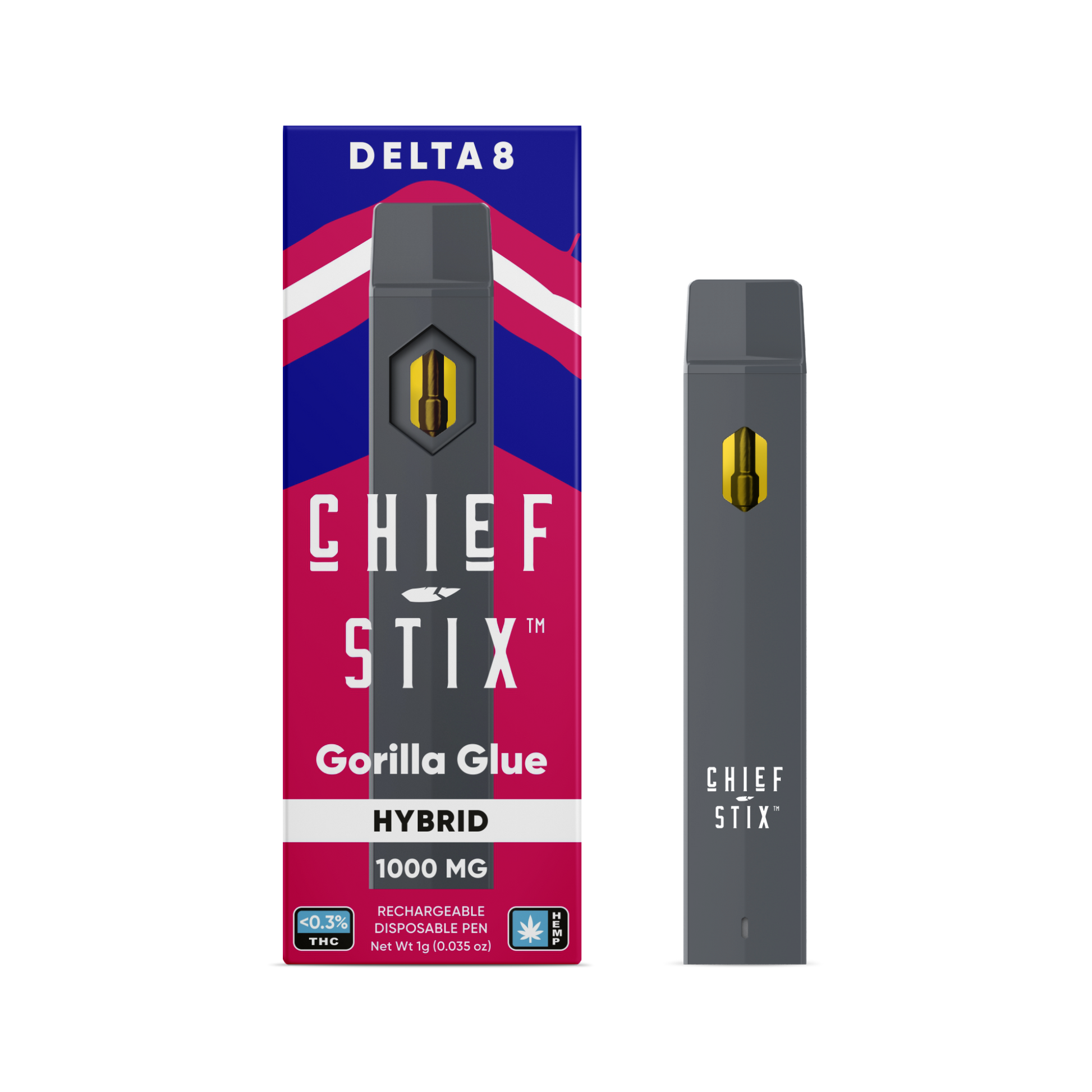 Chief Stix Delta 8 1g Disposable Vape - (Unit) - hhemp.co Wholesale 