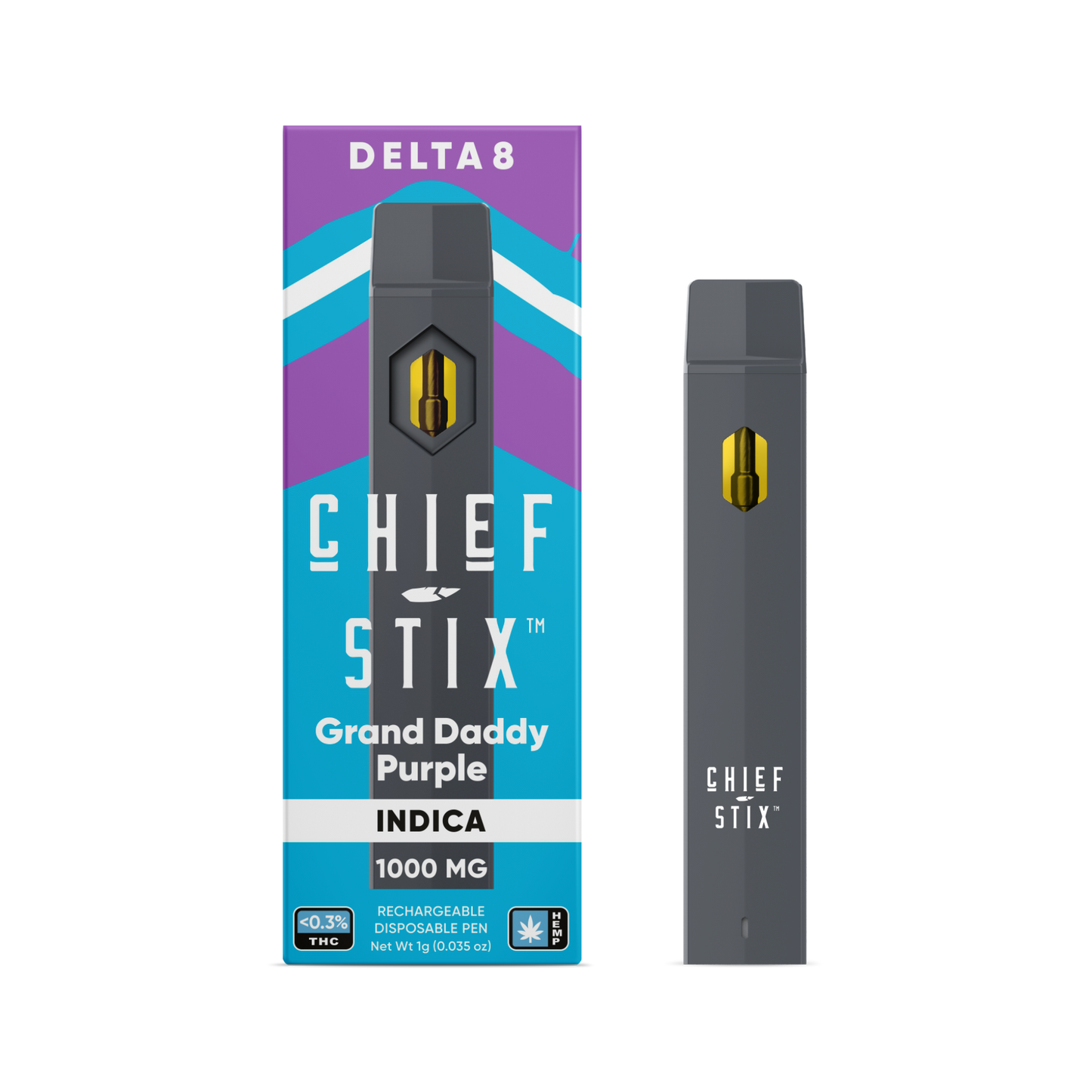 Chief Stix Delta 8 1g Disposable Vape - (Unit)